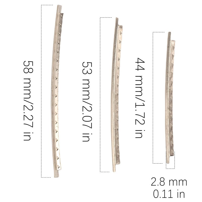 Swhmc 20-Piece Jumbo Guitar Fret Wire, 2.0mm Width Copper Frets for Acoustic Electric Guitar Repair, Luthier Tools and Maintenance Kit - Image 5
